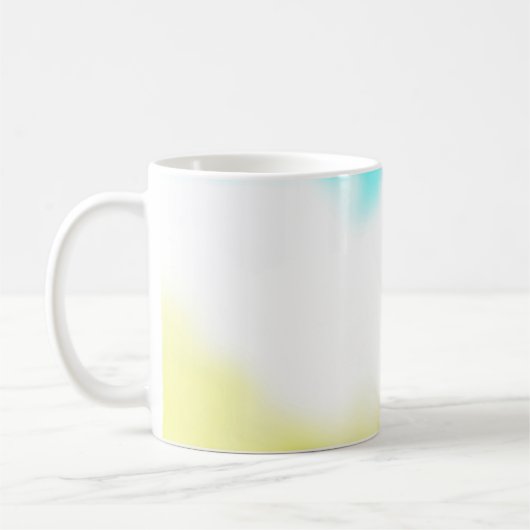 Grafikdesign digitaler Weichzeichner Textur Kaffeetasse (Links)
