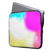 Grafikdesign digitaler Weichzeichner Textur Laptopschutzhülle (Vorderseite Links)