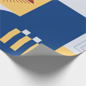 Grafikdesign eines digitalen Kunstwerks mit einfac Geschenkpapier (Ecke)