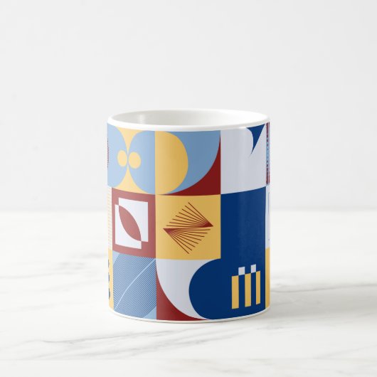 Grafikdesign eines digitalen Kunstwerks mit einfac Kaffeetasse (Mittel)