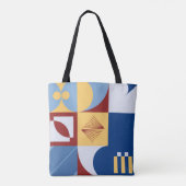 Grafikdesign eines digitalen Kunstwerks mit einfac Tasche (Rückseite)