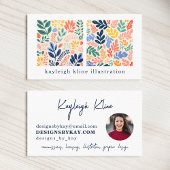 Grafikdesign Illustration Artist Profile Visitenkarte