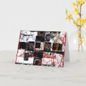 Grafikdesign Karte (Gelbe Blume)