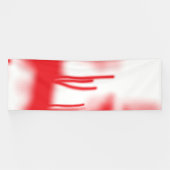 Grafikdesign mit fett rotem und orangefarbenem Des Banner (Horizontal)