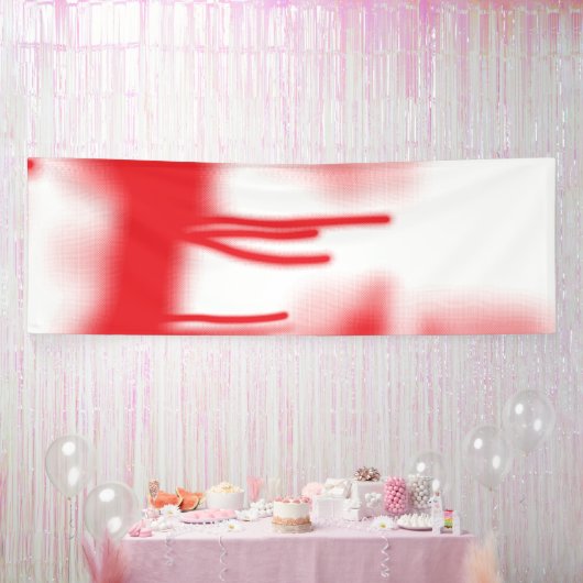 Grafikdesign mit fett rotem und orangefarbenem Des Banner (Party)