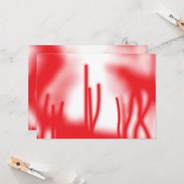 Grafikdesign mit fett rotem und orangefarbenem Des Einladung