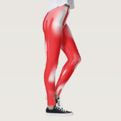 Grafikdesign mit fett rotem und orangefarbenem Des Leggings (Rechts)