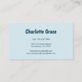 Grafikdesign Paint Splash Personalisiert Modern Visitenkarte (Rückseite)