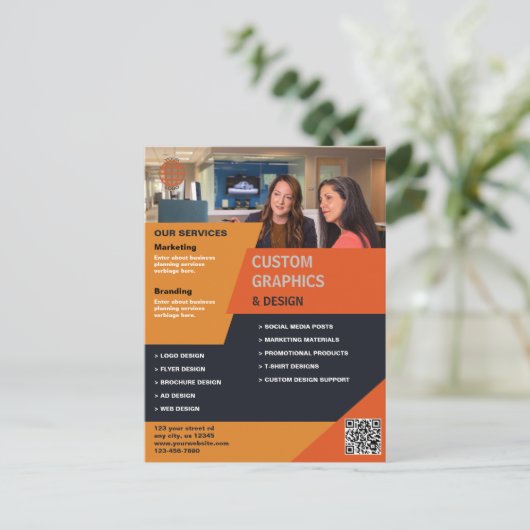 Grafikdesign Postkarte (Stehend Vorderseite)