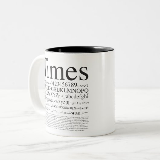 Grafikdesign_Schriftart_01 Zweifarbige Tasse (Vorderseite Links)