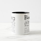 Grafikdesign_Schriftart_02 Zweifarbige Tasse (Mittel)