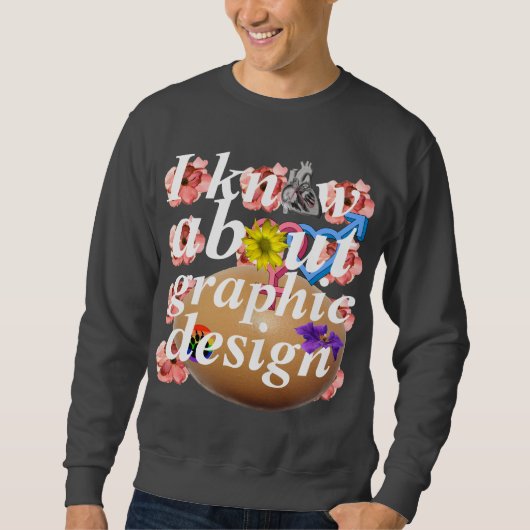 Grafikdesign Sweatshirt (Vorderseite)