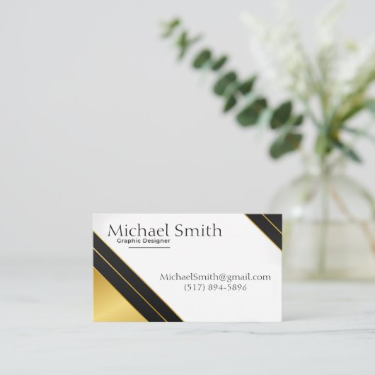 Grafikdesign Visitenkarte (Stehend Vorderseite)