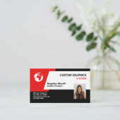 Grafikdesign Visitenkarte (Stehend Vorderseite)
