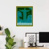 Grafikdesign von Corcovado Poster (Heimbüro)