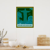 Grafikdesign von Corcovado Poster (Küche)