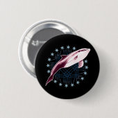 Grafikdesign von Dolphin Slick Button (Vorne & Hinten)