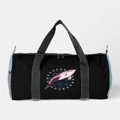 Grafikdesign von Dolphin Slick Duffle Bag (Rückseite)