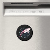 Grafikdesign von Dolphin Slick Magnet (In Situ (Geschirrspüler))
