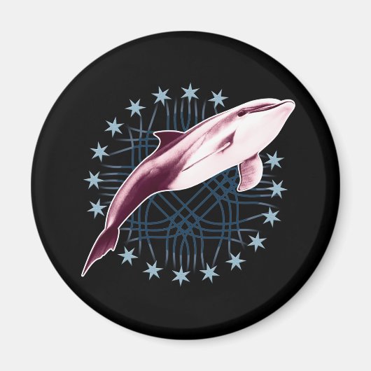 Grafikdesign von Dolphin Slick Magnet (Vorne)