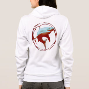 Grafikdesign von Great White Shark Hoodie