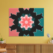 Grafikdesign von Rajasthani Leinwanddruck (Insitu (Wohnzimmer))