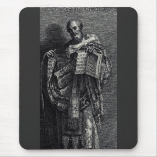 Grafikdesign zum Heiligen Athanasius von Alexandri Mousepad
