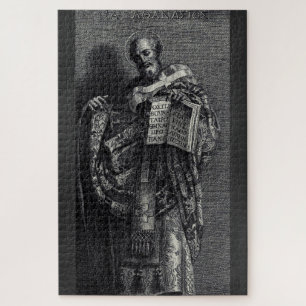 Grafikdesign zum Heiligen Athanasius von Alexandri Puzzle