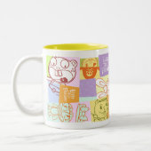 Grafikdesign Zweifarbige Tasse (Links)