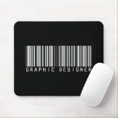 Grafikdesigner-Bar-Code Mousepad (Mit Mouse)