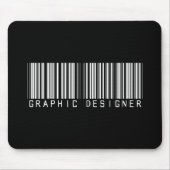 Grafikdesigner-Bar-Code Mousepad (Vorne)
