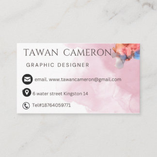 Grafikdesigner beruflich visitenkarte