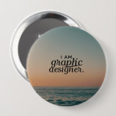 Grafikdesigner Button (Vorne & Hinten)