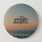 Grafikdesigner Button (Vorderseite)