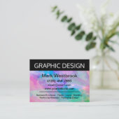 Grafikdesigner Moderne Visitenkarten Visitenkarte (Stehend Vorderseite)