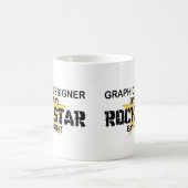 Grafikdesigner-Rockstar Kaffeetasse (Mittel)