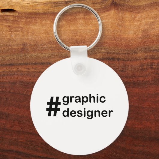 Grafikdesigner Schlüsselanhänger (Rückseite)