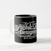 Grafikdesigner-Tasse Zweifarbige Tasse (Vorderseite Links)