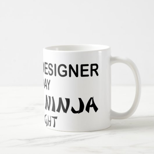 Grafikdesigner tödliches Ninja Kaffeetasse (Rechts)