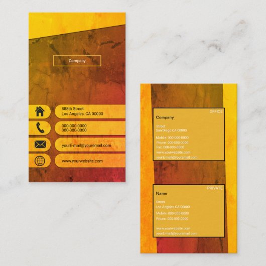 Grafikdesigner Visitenkarte (Vorne/Hinten)