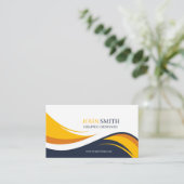 Grafikdesigner Visitenkarte (Stehend Vorderseite)