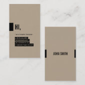 Grafikdesigner-Visitenkarte Visitenkarte (Vorne/Hinten)