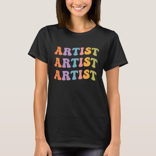 Grafikdesigner von Painter Artis T-Shirt (Vorderseite)
