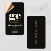 Grafikdesignerkarte Visitenkarte (Vorne/Hinten)