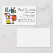 Grafikdesignerkarte Visitenkarte (Vorne/Hinten)