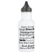 Grafikdesignertraum Trinkflasche (Links)