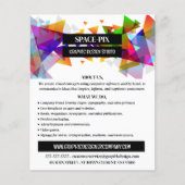 Grafikdreieck-Design, Grafikdesign-Werbung Flyer (Vorne)