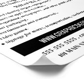 Grafikdreieck-Design, Grafikdesign-Werbung Poster (Ecke)