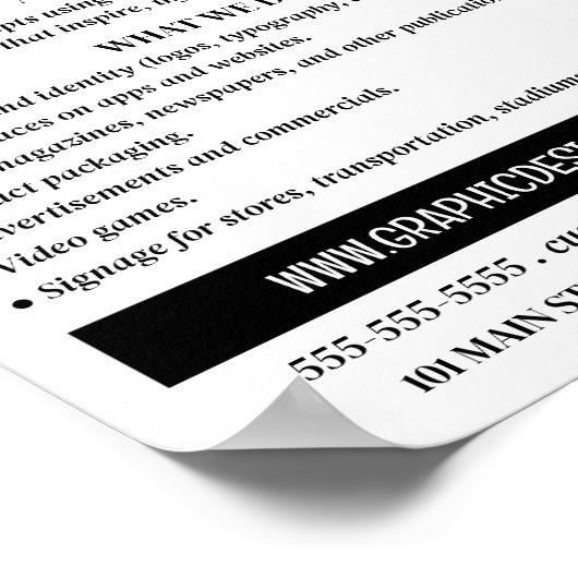 Grafikdreieck-Design, Grafikdesign-Werbung Poster (Ecke)