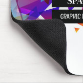 Grafikdreieck-Design, Grafikdesigner Mousepad (Ecke)